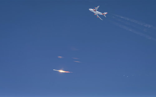 Virgin Orbit ignites LauncherOne rocket.jpg