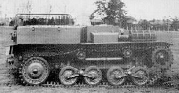 Japan APC armored transport Type 98 So-Da on chassis of tankette Type 97 Te-Ke.jpg