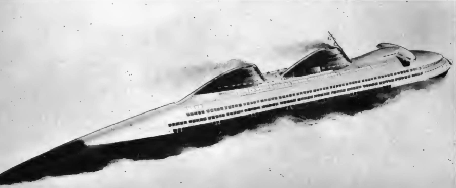 Geddes Liner, aka the Whale Ocean Liner | Secret Projects Forum