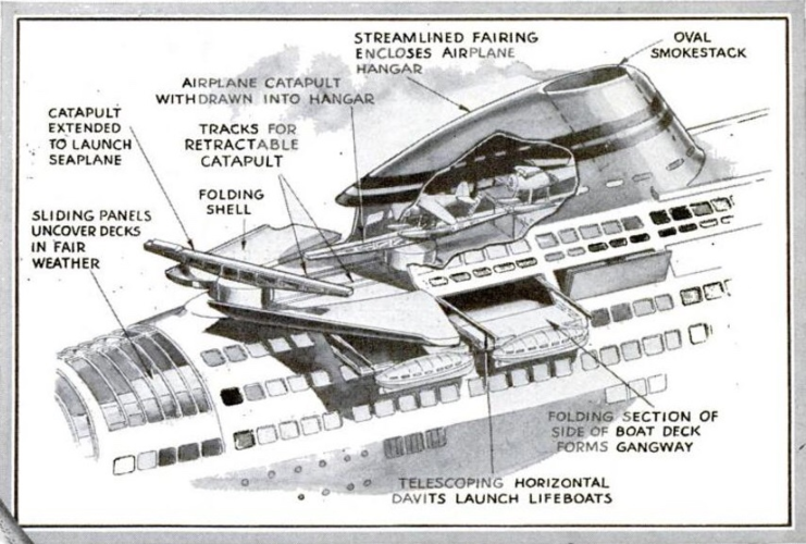 Geddes Liner, aka the Whale Ocean Liner | Secret Projects Forum