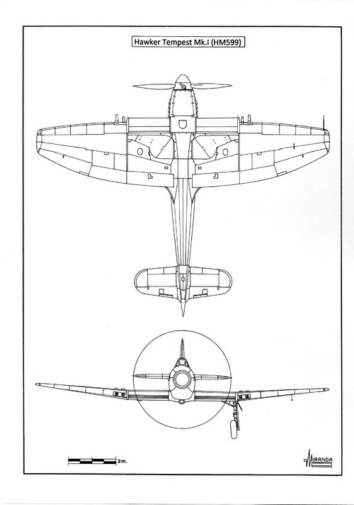 Hawker Tempest III drawing wanted | Secret Projects Forum