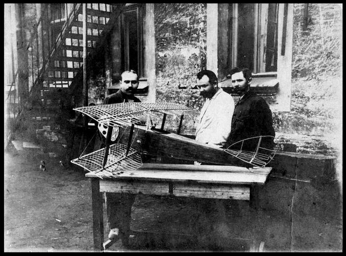 A-Model of the Anasal aircraft in the design bureau of the Anatra plant in Odessa.1916.jpg