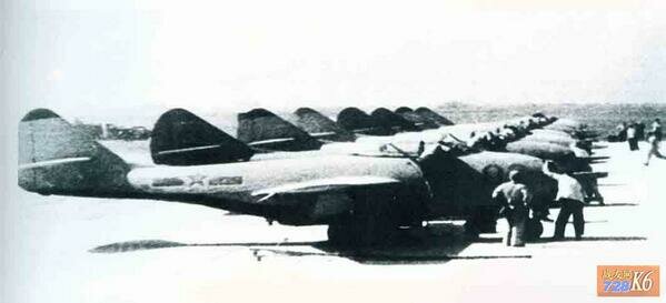 PLAAF MiG-9 on ground (1950s).jpg