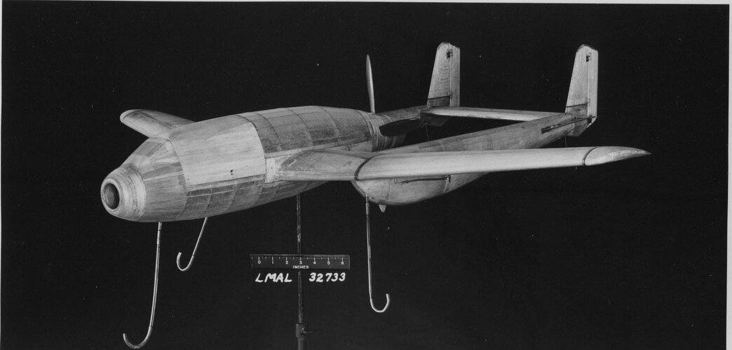 A wind tunnel model of the XP-59.jpg