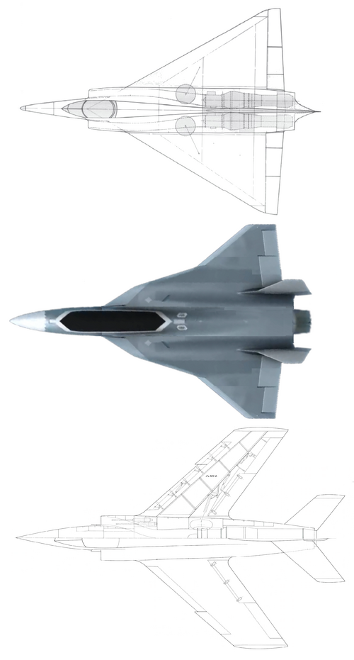 Zephyr NG vs Mirage II vs Etendard VI 200px=1m.png