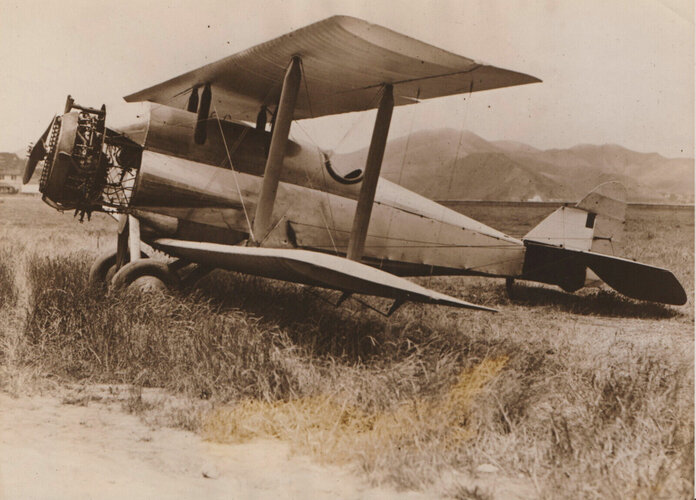 1923 Press Photo US Air Mail Pilot Lt. Claire K. Vance Will Fly Samson Bi-Plane.jpg