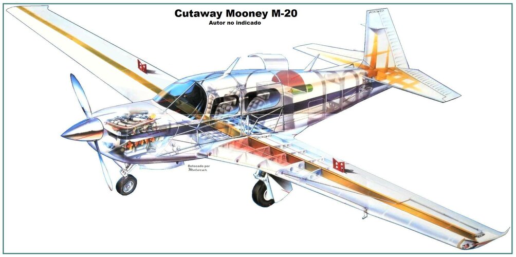 Cutaway Mooney M-20 retocado.jpg