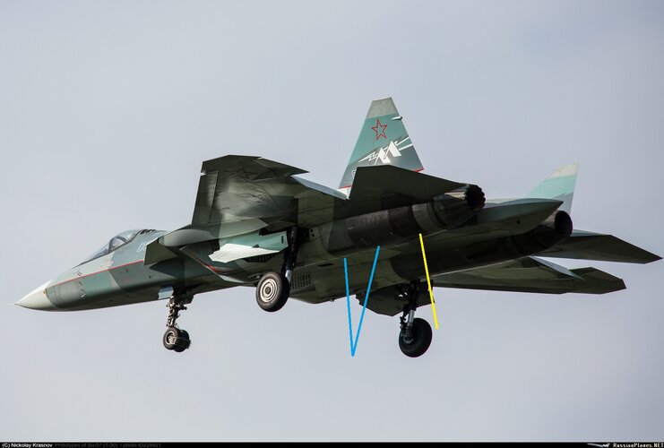 T-50-2LL with Izdeliye 30  in flight mod.jpg