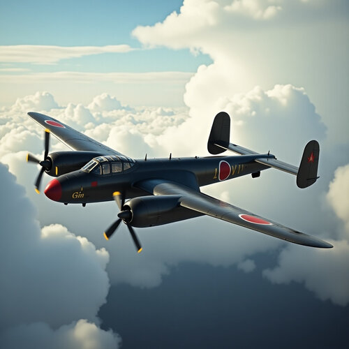 flux-image.com_mitsubishi-g5m-vintage-japanese-military-aircraft-flying-through-clouds.jpeg