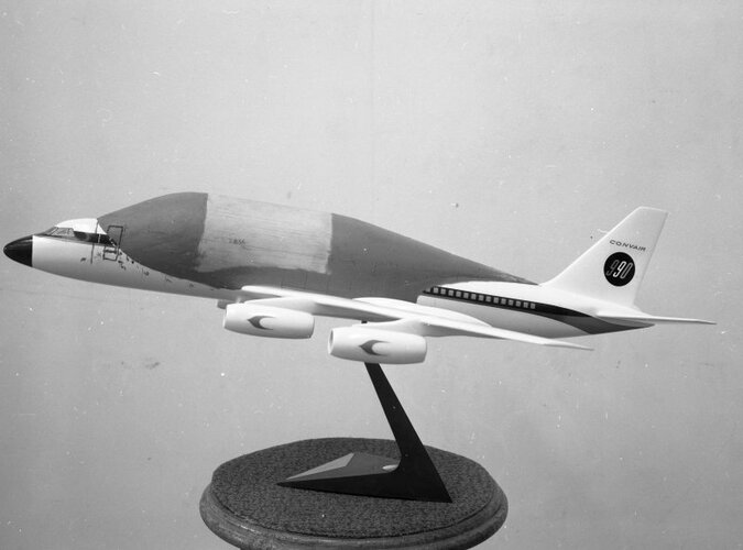 Convair 990 Guppy Wind Tunnel Model.jpg