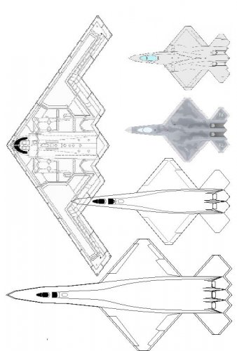 New Long Range Strike YF-23 based concept (B-23 Phoenix) | Secret ...